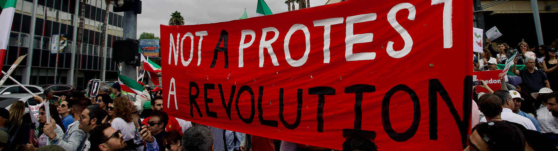 Not a protest a revolution